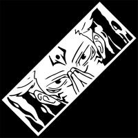 1 Uds pegatina de coche My Domain pegatinas de Anime piezas de automóvil parachoques de ventana decoración de personalidad de hombre y Dios calcomanías de vinilo - details 1