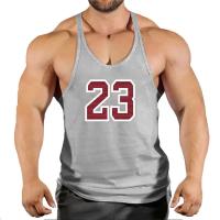 Sudadera sin mangas para hombre, camisetas de gimnasio, tirantes, Top para hombre, chalecos de Fitness, camisa de culturismo, ropa Stringer, chaleco - details 14