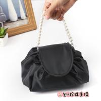 Bolsa de cosméticos perezosa, artículos de tocador de viaje para mujeres portátiles, bolsa con cordón, nueva bolsa de almacenamiento de paquetes de gran capacidad - details 3