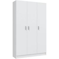 Armario Auxiliar Blanco 3 Puertas Acabado Mate Medidas: Ancho: 109 cm x Fondo: 37 cm x Alto: 180 cm - details 0