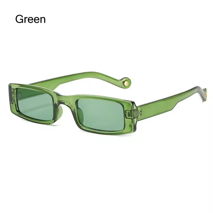 Gafas de sol cuadradas Retro con protección UV, lentes rectangulares para mujer - 1