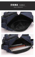 Bolso de hombro de gran capacidad impermeable resistente al desgaste mochila multibolsillo de negocios de ocio Oxford spinning bolsa de mensajero de los hombres - details 33