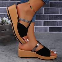 Zapatillas de verano para mujer, zapatos informales con tacón de cuña a la moda - details 1