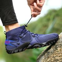 Nuevos zapatos transpirables para deportes al aire libre, senderismo, buceo, zapatos voladores para hombres y mujeres, resistentes al desgaste, antideslizantes, talla grande 36-47 - details 4