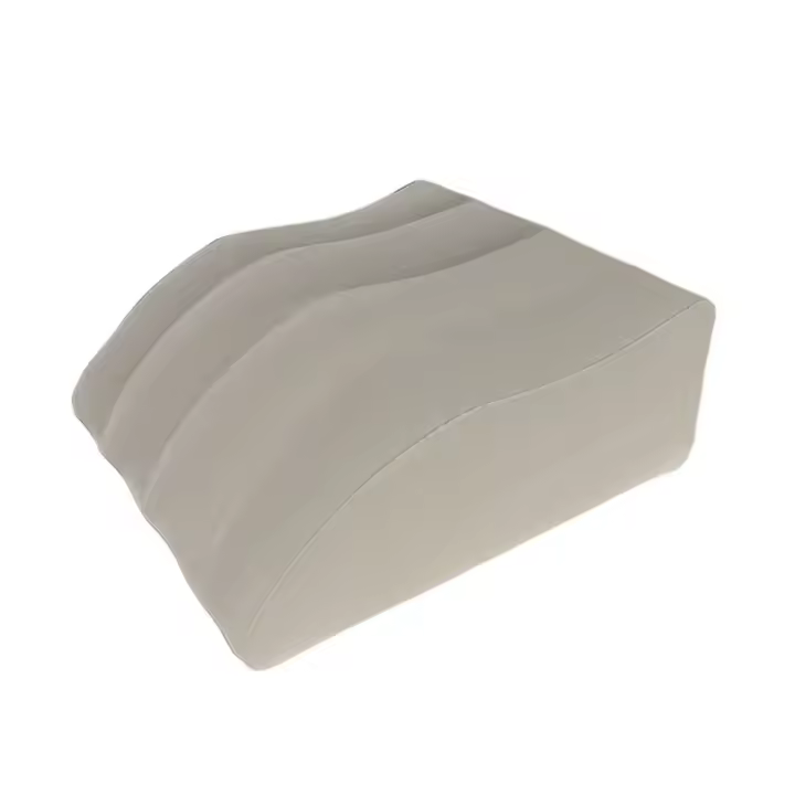 Almohada portátil cómoda para levantar piernas, cojín para rodilla, almohada lavable con cuña para piernas, almohada inflable para relajar los pies, almohada para dormir - 1