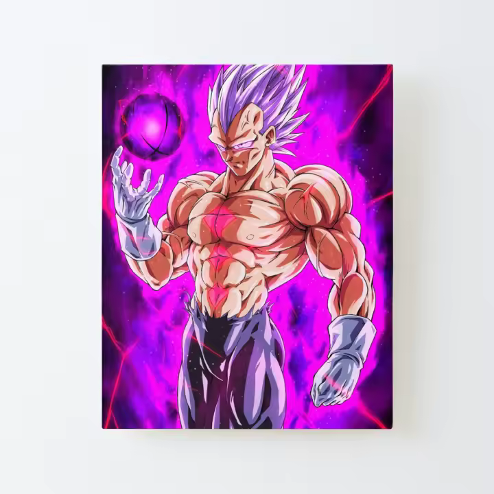 Dios de la Destrucción Vegeta nueva transformación Lienzo Impreso Marco de Kit DIY 40x50cm - 1