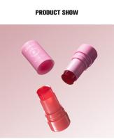 Rubor de gelatina de agua refrescante, tinte de labios de gelatina de leche, multiusos, tinte de labios y mejillas, colorete facial en barra de maquillaje de larga duración - details 8