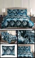 Sábana de Lujo con Forro de Terciopelo Jacquard para Cama Doble Conjunto de Ropa de Cama Euro Sin Sábana Tamaño 220x240 - details 0