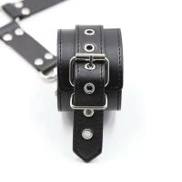 Manillas de Cuero BDSM Accesorios Exóticos para Juegos de Pareja Salto de Estimulación Sensual para Adultos - details 1