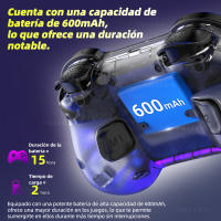Mini PC Mando Comaptible NS SWITCH Android ios Gamepad RGB Control Joystick con disparador de efecto Hall Giroscópico - details 8