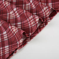 BUNO-Falda trompeta a cuadros roja Y2K, faldas largas de cintura alta para Festival de Navidad, faldas largas de sirena Vintage, pantalones estéticos - details 12