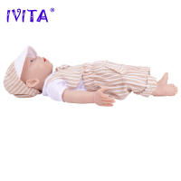 Muñeca de Bebé Recién Nacido de Silicona IVITA 14.96 pulgadas, 1.58kg, Pañuelo Incluido - details 22
