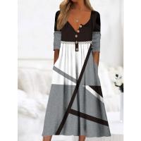 Vestido Corto de Manga Corta para Mujer en Verano Moda de Verano - details 3