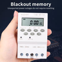 Interruptor de temporizador Digital, relé programable electrónico automático, Control de tiempo de 168 horas, semana/día/minutos/segundo, KG316S 220VAC 25A - details 26