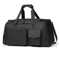 Bandolera para gimnasio, deportes, yoga, bolso corto con separación de ropa seca y húmeda, compartimento independiente para zapatos, bolso Fiess - details 15