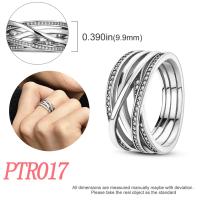 Anillo de Plata de Ley 925 para mujer, joyería de boda, regalos - details 0
