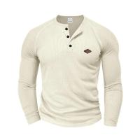 Camisetas Henry de Moda Primavera 2025 Tees de Manga Larga con Cuello Redondo para Hombres - details 21