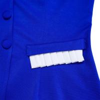 Conjunto de dos piezas de pantalón de pierna ancha plisado y top de manga acampanada de nueva moda de primavera para mujer D553 - details 54