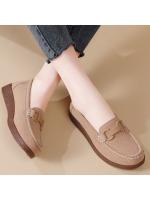 Zapatos Planos de Cuero Auténtico para Mujeres Mayores Suaves y Cómodos, Sin Cordones, Zapatos de Tela Suave para Primavera y Verano - details 3