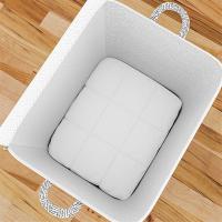 Bolsa de almacenamiento de cremalleras no tejidas, cesta de almacenamiento de edredón móvil, bolsa de almacenamiento de ropa de gran capacidad de viaje - details 3