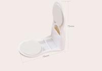 Cerradura de cono de gabinete antipalanca para bebé, hebilla de seguridad de plástico blanco para protección infantil - details 3