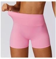 Pantalones Cortos de Yoga para Mujeres Fitness Running Ciclismo Pantalones Deportivos Transpirables Cintura Alta Entrenamiento Gimnasio Push Up Leggings de Nylon - details 13