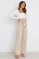 Pantalones de moda de otoño para mujer de cintura alta y estilo casual - details 11