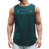 Paris Mens Gym Clothing Mesh Fitness Singlets Quick Dry Bodybuilding Tank Top Men Muscle Sleeveless T Shirt Sports Vest Tanktop - details 8