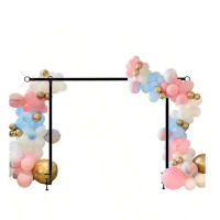 Soporte de varilla sobre la mesa con abrazaderas, marco de arco de mesa, soporte de fondo, soporte de arco de flor de globo de Metal, decoración para fiesta - details 0