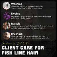 Extensión de cabello Halo, línea de pescado ombré, extensión de cabello humano, línea elástica de cristal resaltada con Clip en peluca, cabello 100% Remy - details 16