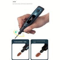 Conjunto de Molinillo Eléctrico Recargable por USB de 15 piezas/50 piezas para Tallar Jade, Molino Eléctrico Doméstico Mini Tipo Bolígrafo Máquina de Molienda Giratoria Herramienta para Esquinas de Muebles - details 5