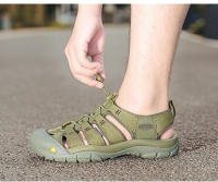 Sandalias de bolsillo con suela ligera para exteriores, de gran tamaño, sandalias de senderismo de verano para mujer, zapatos de playa para hombre - details 40