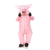 Disfraz de cerdo adorable para niños y adultos, traje de Anime, vestido de Mascota, disfraces de Cosplay para fiesta de Halloween, hombre, mujer, niño, niña, nuevo - details 0