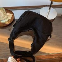 Bolso de hombro lavado de gran capacidad para mujer, bandolera de nailon informal, bolso de Dumpling de Corea de Color sólido para verano - details 7