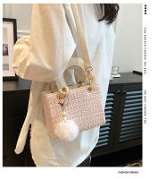 Bolso Cruzado de Moda para Mujer de Alta Gama Primavera-Verano 2025 Bolso de Lana Tendency para Organizadores de Maquillaje y Belleza - details 1