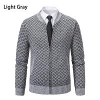 Cardigan de Invierno para Hombres Cuello de Béisbol Casual Chaqueta Deportiva de Pello - details 1