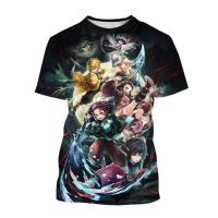 Camiseta con estampado 3D de Anime Devil Killer para hombre y mujer, camiseta de talla grande Haruku Street, deportes de ocio, secado rápido, transpirable - details 7