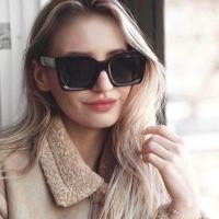 Toyear-gafas de sol cuadradas Vintage para hombre y mujer, lentes de sol de diseñador de marca de lujo, gafas de gran tamaño, UV400 - details 3
