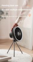 Ventilador eléctrico de escritorio recargable para acampada, circulador portátil inalámbrico de techo con Banco de energía - details 9