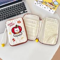 Bolsa de documentos bonita de fibra de poliéster, impermeable con asa, porta pasaporte, documentos de gran capacidad, organizador de pasaporte, uso diario - details 9