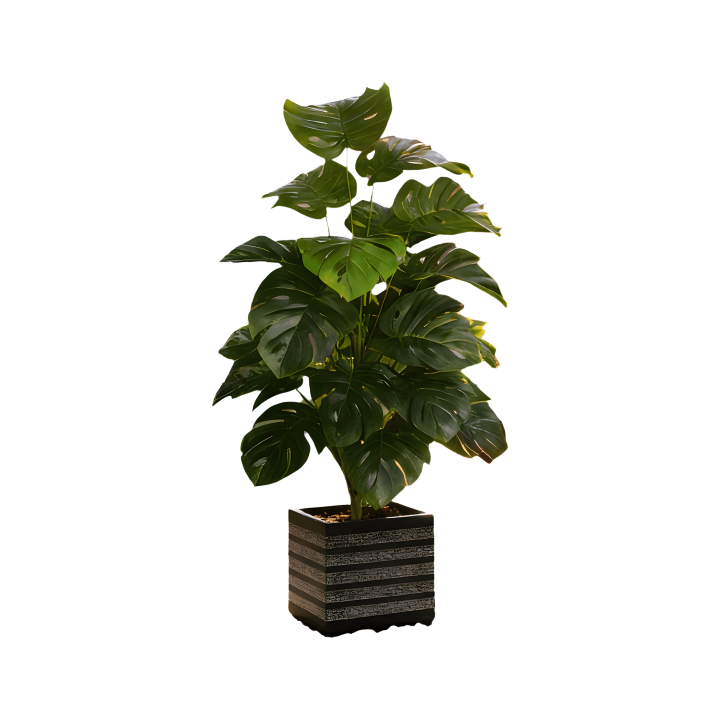 A High-End Large Artificial Monstera Plant - 101.6 cm, Perfect for Store  Garden Indoor  Outdoor Cottage Housewarming Decoration