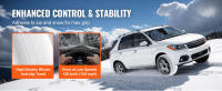 SucceBuy Calcetines de nieve engrosados ​​para neumáticos, cubiertas de neumáticos de fibra de poliéster de alta densidad con correas elásticas, calcetines de tracción antideslizantes para automóviles, SUV, camionetas y camiones (paquete de 2) - details 3