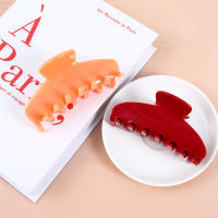 Pinza para el pelo de acetato duradero, pinzas para el pelo de Color sólido, accesorios para el cabello de moda para mujeres y niñas - details 0