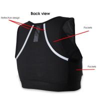 Chaqueta de correr transpirable para hombres y mujeres, chaleco reflectante de maratón, bolsas, bolsa de almacenamiento para correr, mochila para correr, paquete de pecho - details 6