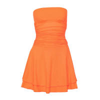 M23DS735 Vestido superior de color sólido plisado de cintura alta ajustado nuevo a la moda para mujer - details 41