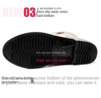 Botas De Lluvia Para Mujer Estilo Nuevo Invierno Media Calf Impermeables Antideslizantes Para Exteriores Y Cocina Zapatos De Goma Para Trabajo - details 5
