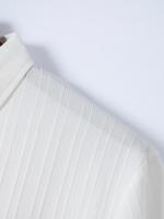 Traje informal a rayas para hombre, conjunto de dos piezas de alta calidad, talla estadounidense, Color sólido, moda de verano - details 17