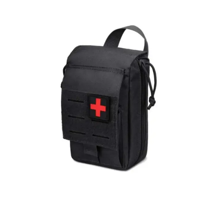 Kit médico táctico para exteriores, paquete de torniquete de primeros auxilios, bolsa de herramientas Molle Militar, equipo de supervivencia de rescate para viajes, senderismo y Camping - 1