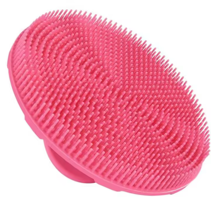 Cepillo de ducha de silicona suave de grado alimenticio, cepillo de mano para limpieza de la piel, EXFOLIANTE SUAVE - 1