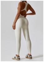 Traje de gimnasio de Yoga para mujer, mono de entrenamiento, ropa deportiva para correr, ciclismo, conjunto de gimnasio - details 4